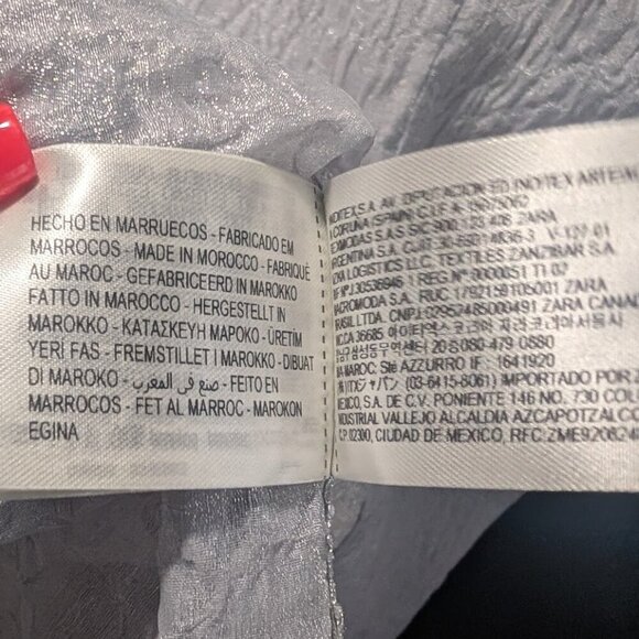 NEW Zara | Contrast Sequined Midi Skirt - Picture 9 of 15